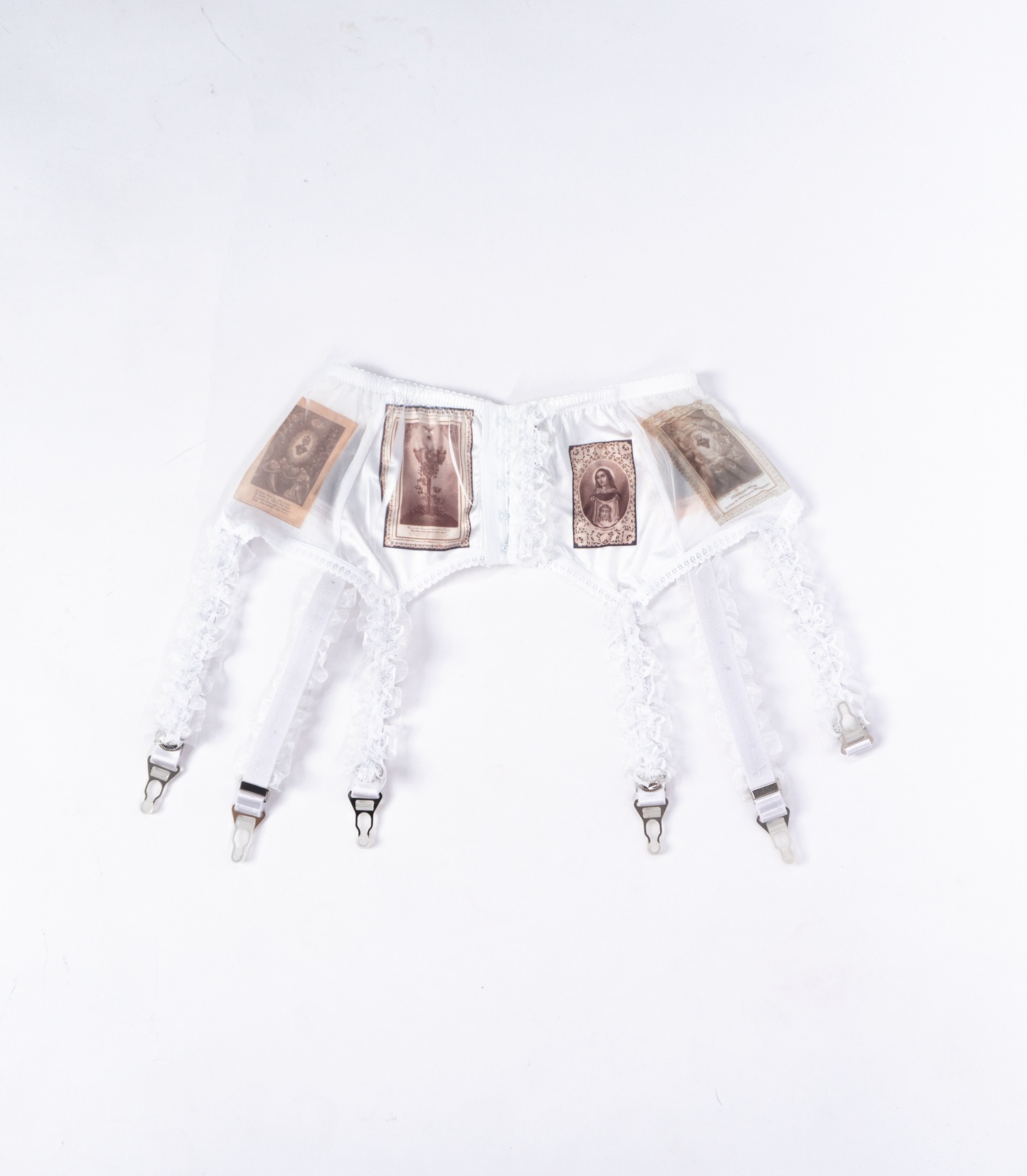 Holy Card Garter Belt (Size S–M)
