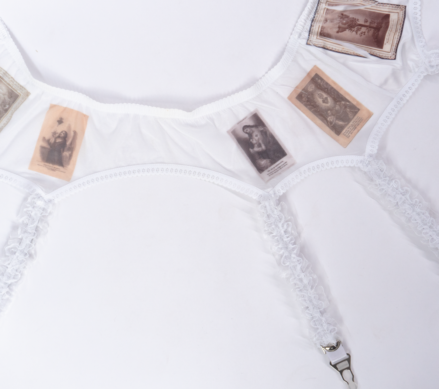 Holy Card Garter Belt (Size S–M)